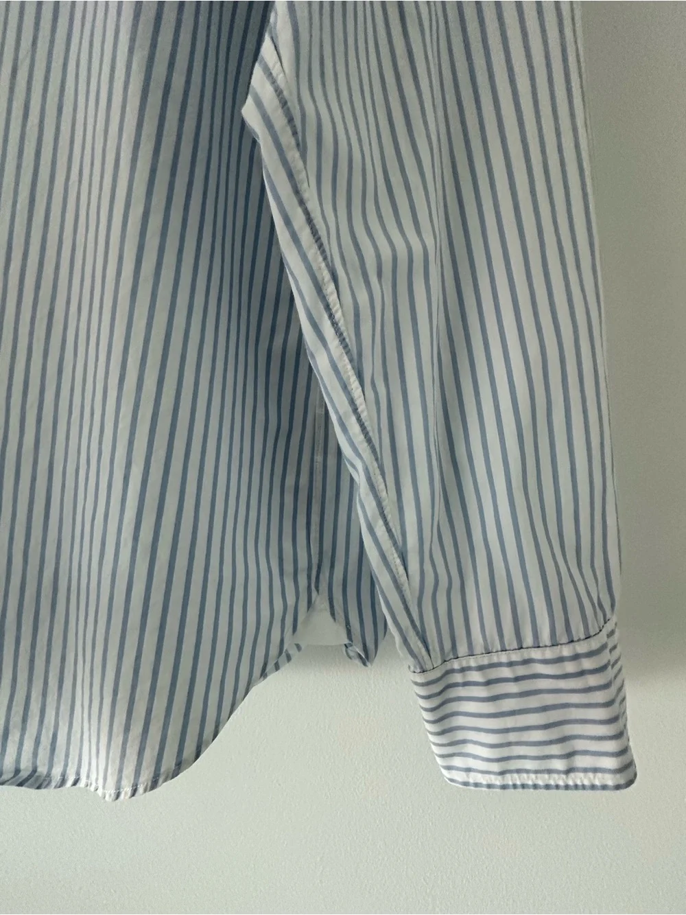 J.Crew Ludlow 120’s 2-Ply Dress Shirt Men’s XL Blue White Striped 100% Cotton